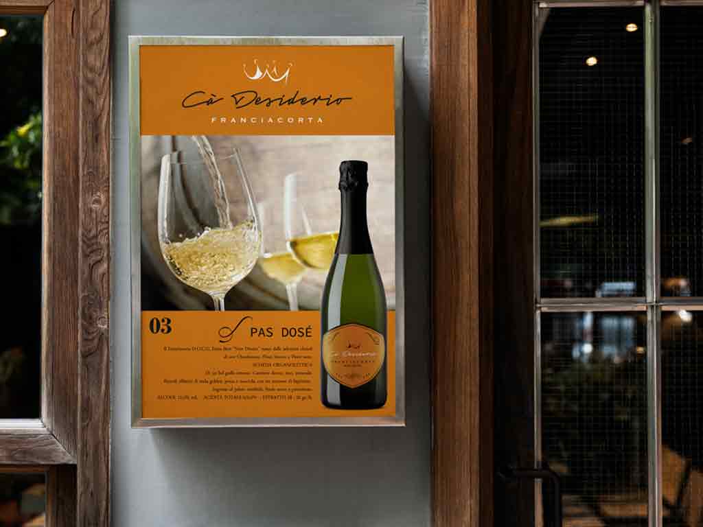 adv progettazione poster wine vino franciacorta